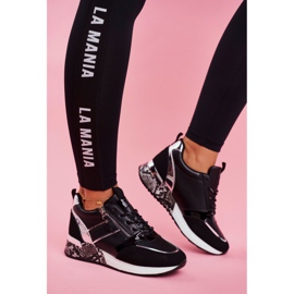 Zapatillas Deportivas Mujer Figura Negra negro 2