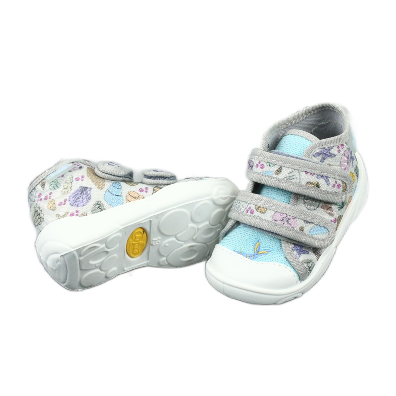 Calzado infantil befado 212P065 azul gris 4