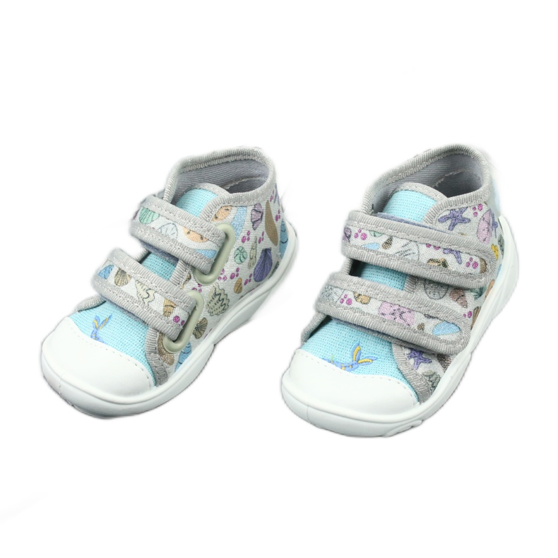 Calzado infantil befado 212P065 azul gris 3