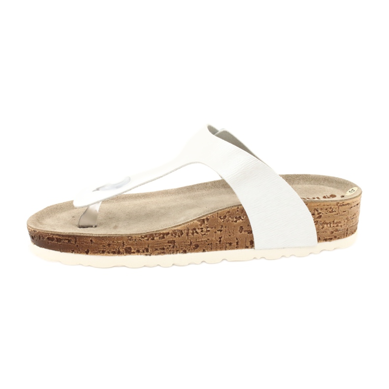 Chanclas anatómicas de mujer Anatomical Inblu NM020 blanco 1