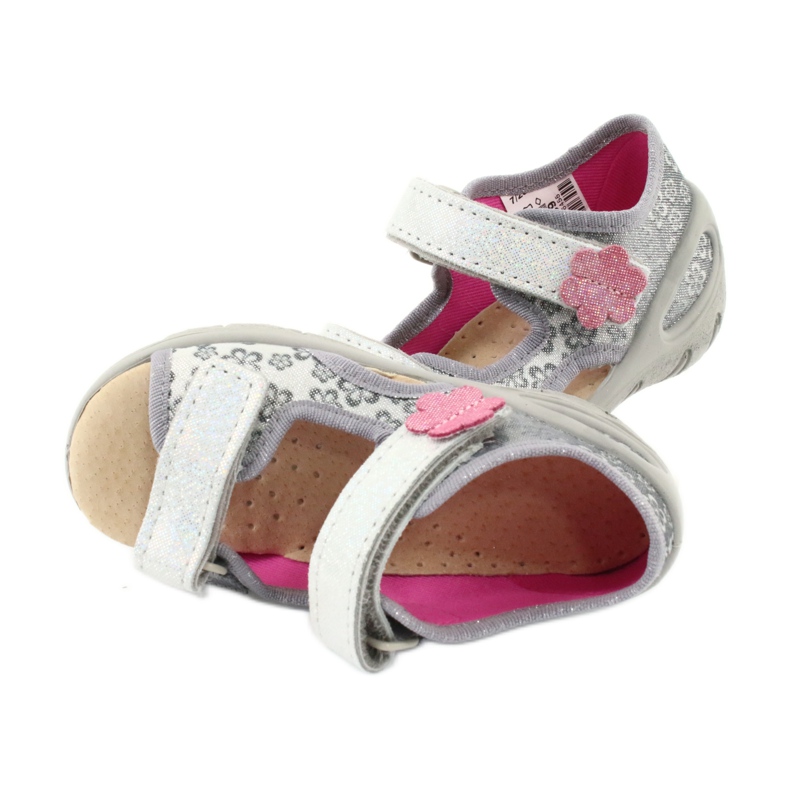 Calzado infantil befado pu 065P139 rosado gris 5