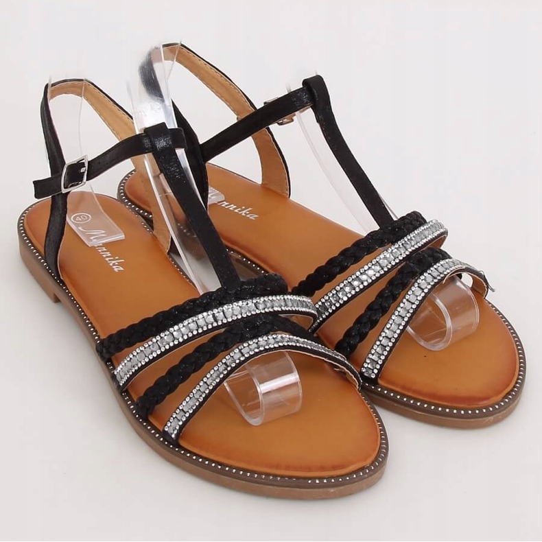 Sandalias de mujer negras S060123 Black negro 1