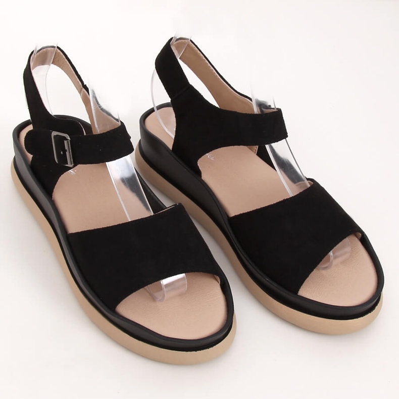 Sandalias de mujer negras YJ860 Nero negro 2