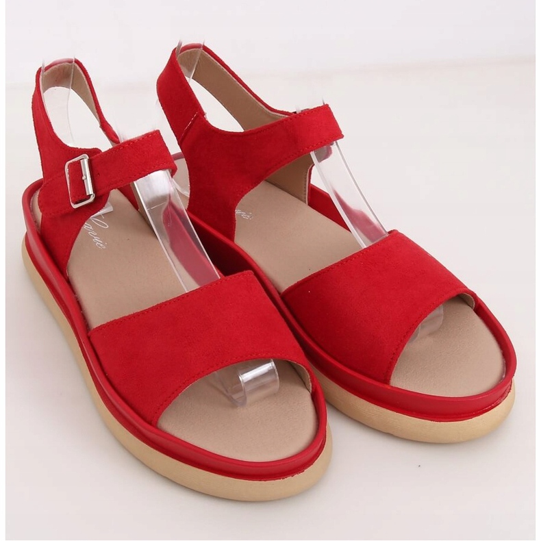 Sandalias de mujer rojas YJ860 Rosoo rojo 1