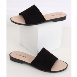 Pantuflas negras de mujer negras WL1606 Negras negro 1