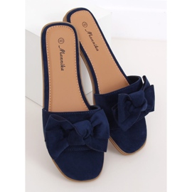 Pantuflas de mujer azul marino WL1607 Navy 2