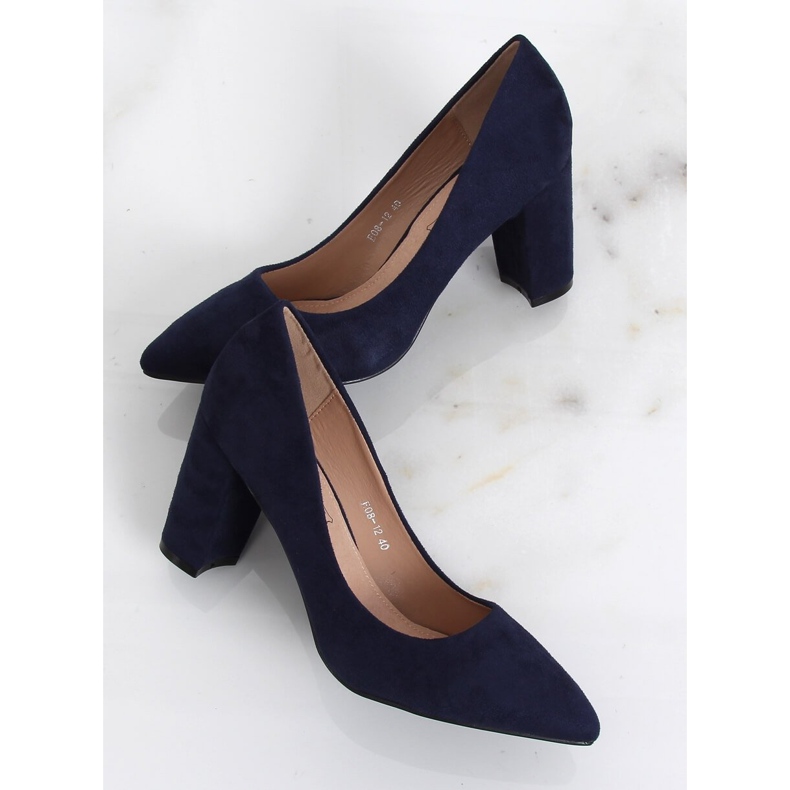 Bombas en el pilar, azul marino E08-12 Azul 2