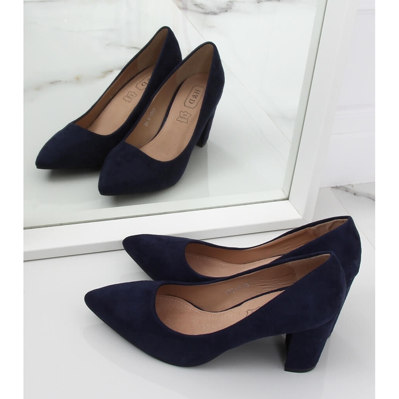 Bombas en el pilar, azul marino E08-12 Azul 1