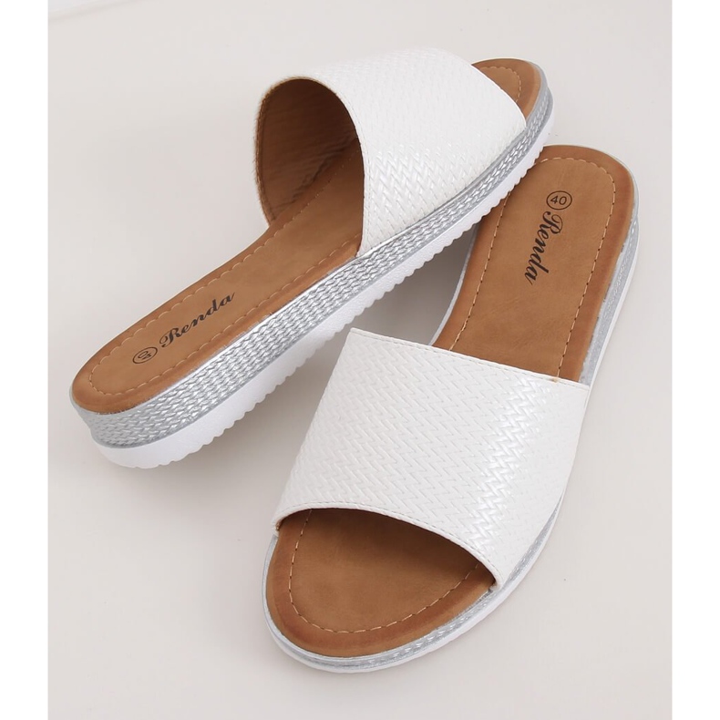 Zapatillas de mujer blancas BQ-66 Blanco 2