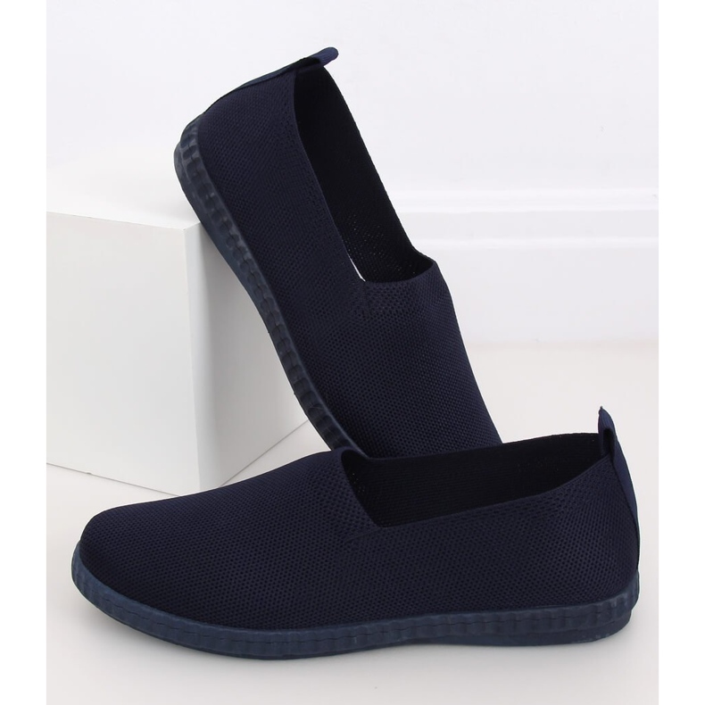 Zapatillas de mujer azul marino ZK118 Blu 2