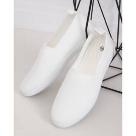 Zapatillas de mujer blancas ZK118 Bianco blanco 1
