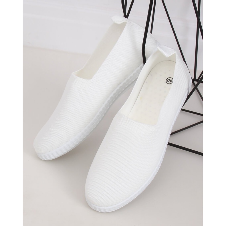 Zapatillas de mujer blancas ZK118 Bianco blanco 1