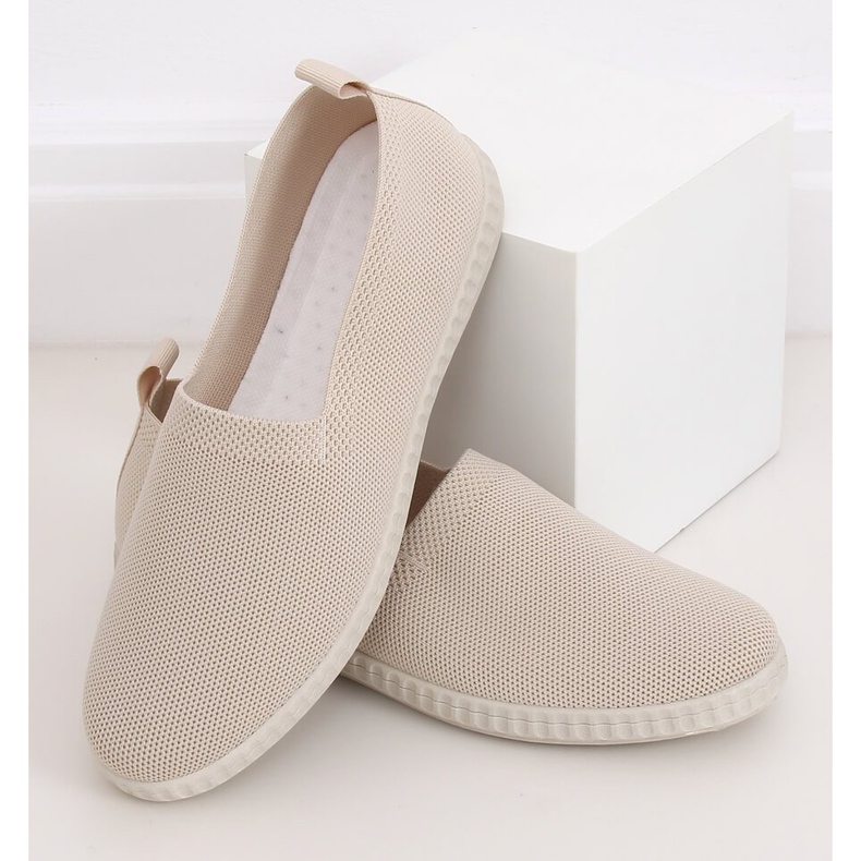 Zapatillas de mujer beige beige ZK118 2