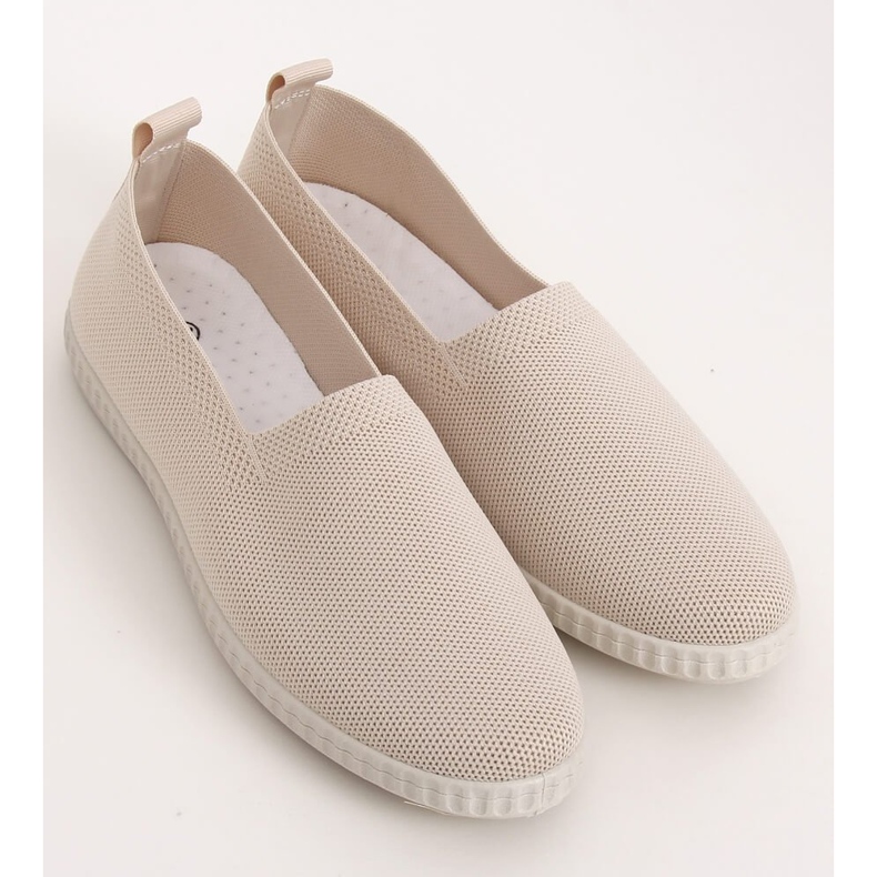 Zapatillas de mujer beige beige ZK118 1