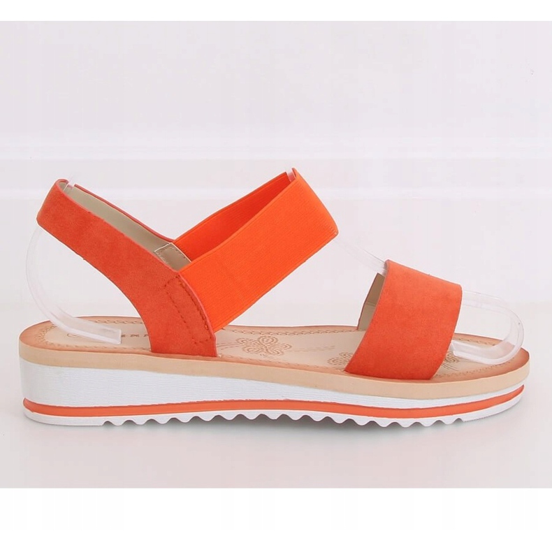 Sandalias mujer naranja E008 naranja 2