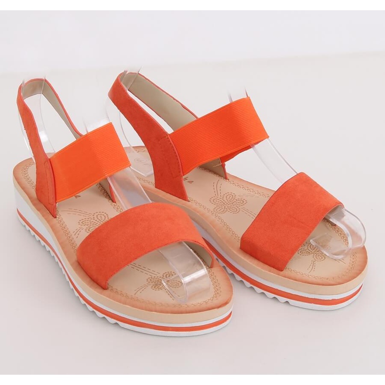Sandalias mujer naranja E008 naranja 1