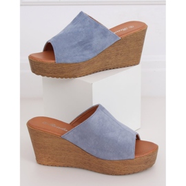 Zapatilla cuña azul 10-236 Azul 1