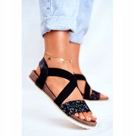 EVE Sandalias Mujer Elegante Negra Morrin negro 4