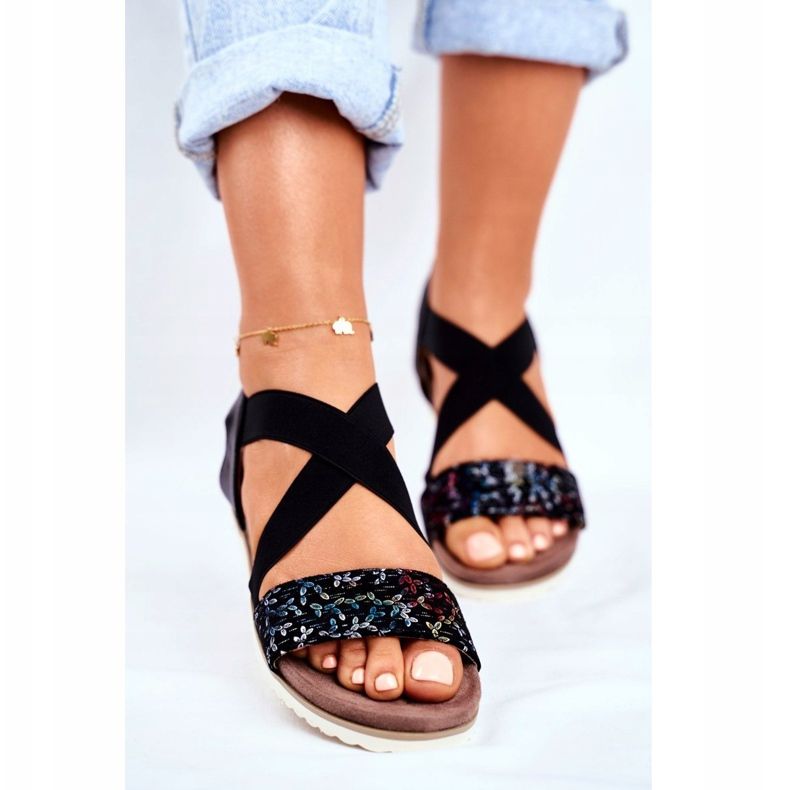 EVE Sandalias Mujer Elegante Negra Morrin negro 2