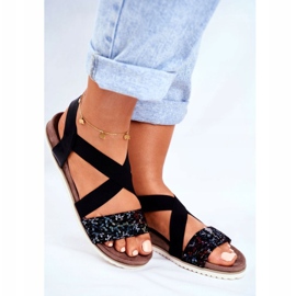 EVE Sandalias Mujer Elegante Negra Morrin negro 3