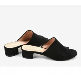 Zapatilla tacón negro 77-91 4