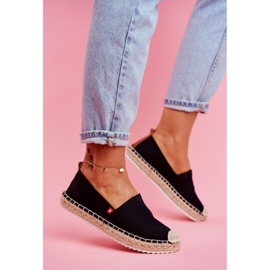 Alpargatas Mujer Suela Trenzada Negra Big Star FF274A498 negro 1