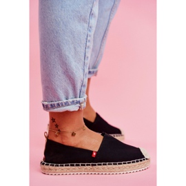 Alpargatas Mujer Suela Trenzada Negra Big Star FF274A498 negro 3