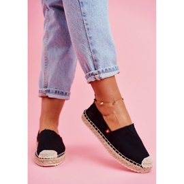 Alpargatas Mujer Suela Trenzada Negra Big Star FF274A498 negro 2
