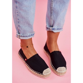 Alpargatas Mujer Suela Trenzada Negra Big Star FF274A498 negro 4