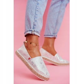 Alpargatas de Mujer, Suela Trenzada Plata Big Star FF274A514 gris 1