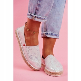 Alpargatas de Mujer, Suela Trenzada Plata Big Star FF274A514 gris 2