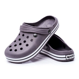 Pantuflas De Hombre Para Piscina Kroksy Pasipheme Gris 3