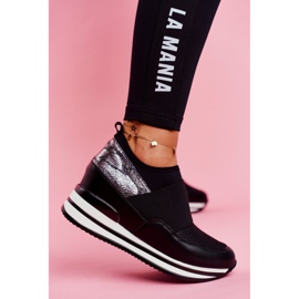 Zapatos deportivos sin cordones para mujer, negro Cold Play 3