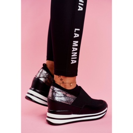 Zapatos deportivos sin cordones para mujer, negro Cold Play 4