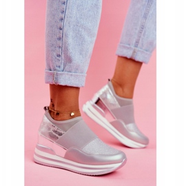 Zapatos deportivos sin cordones para mujer, gris Cold Play 2