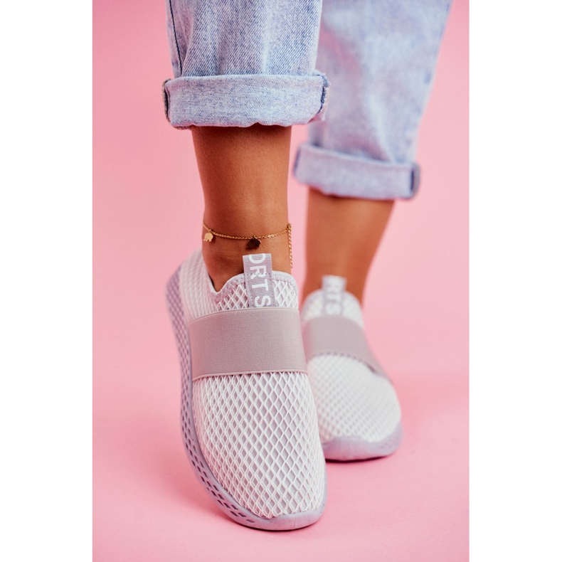 SEA Zapatos sin cordones deportivos para mujer gris claro La Fiesta 2