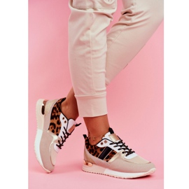 Zapatillas Deportivas Mujer Beige Leopardo Himme 2 Zapatillas Deportivas Mujer Beige Leopardo Himme 2
