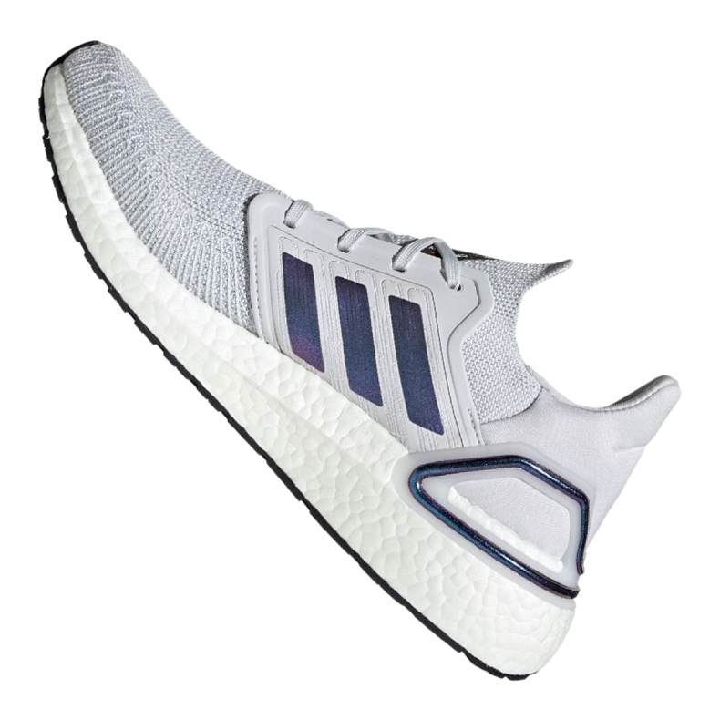 Zapatillas adidas UltraBoost 20 M EG0695 blanco multicolor azul 2