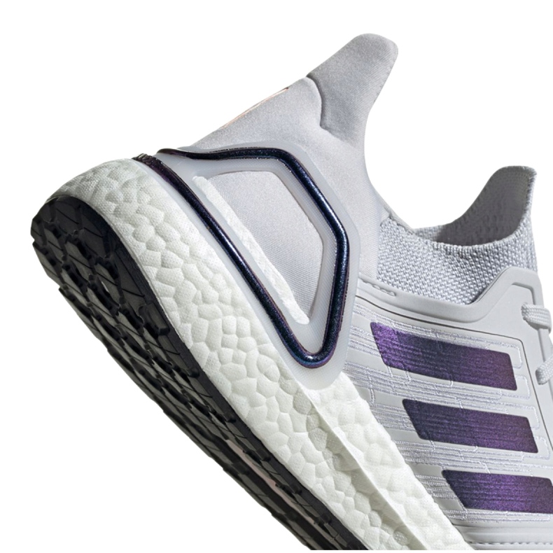 Zapatillas adidas UltraBoost 20 M EG0695 blanco multicolor azul 4