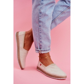 Alpargatas de mujer Big Star Slip-on Beige FF276026 2