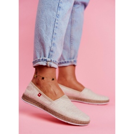Alpargatas de mujer Big Star Slip-on Beige FF276026 3