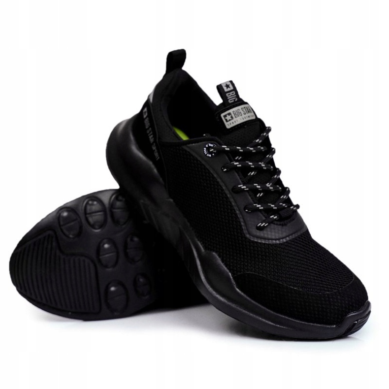 Zapatos Deportivos de Hombre Big Star Black FF174177 negro 2