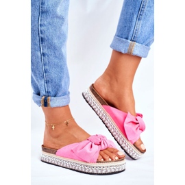 Pantuflas Altas Mujer Fucsia Mortigo rosa 1