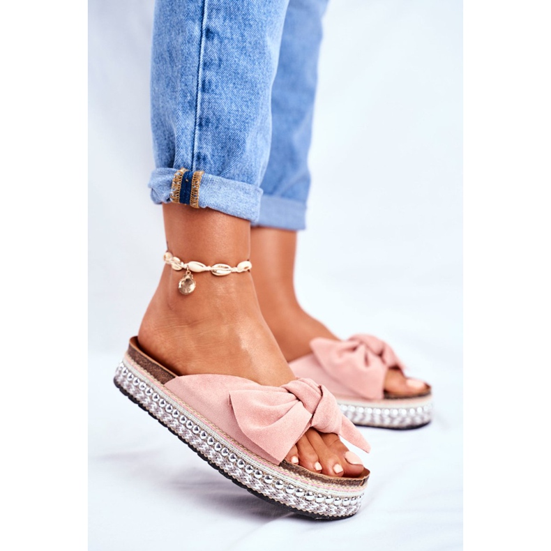 Pantuflas Altas Mujer Rosa Mortigo rosado 2 Pantuflas Altas Mujer Rosa Mortigo rosado 2