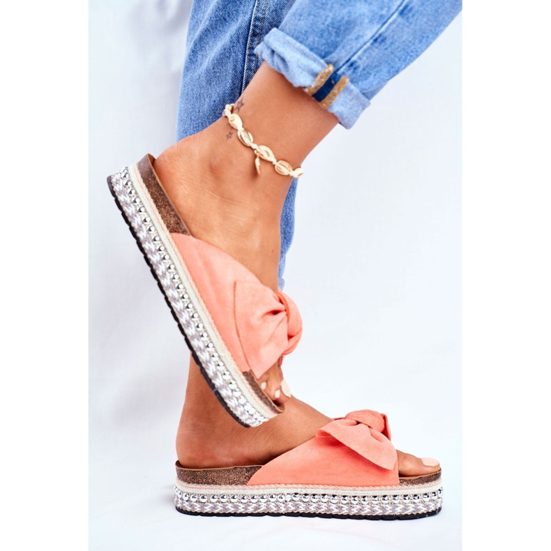 Pantuflas Altas Mujer Coral Mortigo rosa 1