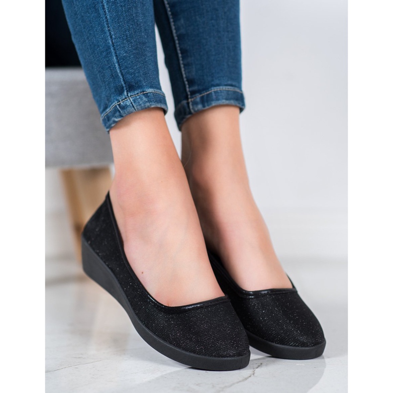 Lgm Bailarina Negra Con Purpurina negro 1