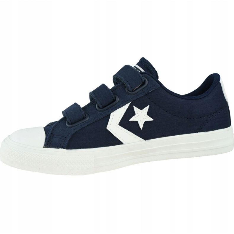 Zapatillas Converse Star Player Low Niños 667547C azul marino gris 1
