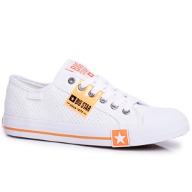 Zapatillas de mujer Big Star Openwork White FF274035 blanco 6