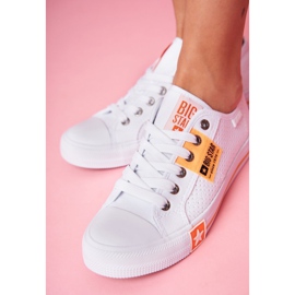 Zapatillas de mujer Big Star Openwork White FF274035 blanco 3