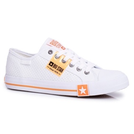 Zapatillas de mujer Big Star Openwork White FF274035 blanco 4